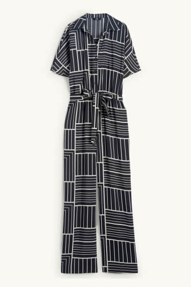 Femmes - Combinaison - à motif - noir / blanc