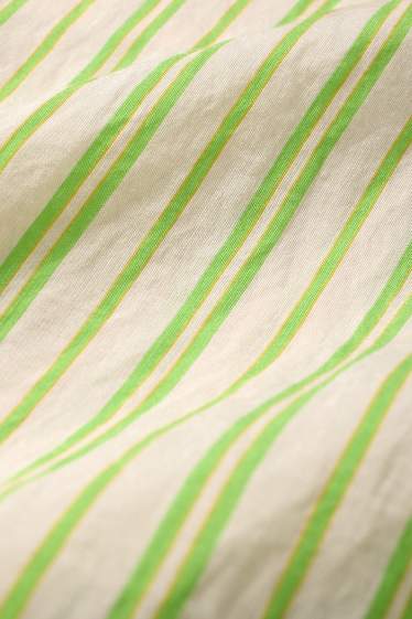 Donna - Gonna - a righe - verde chiaro