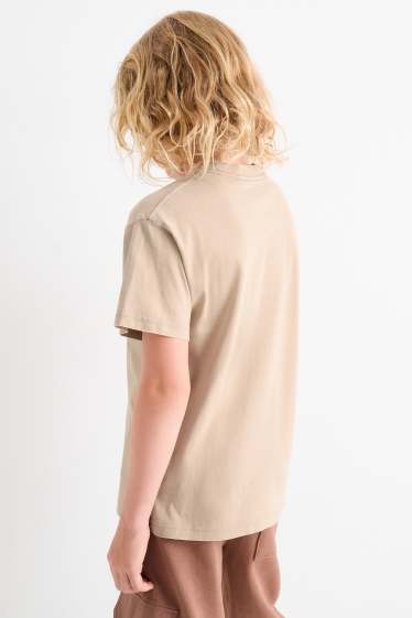 Bambini - Skater scheletro - t-shirt - beige