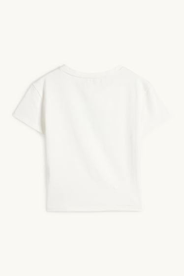 Femmes - T-shirt court - blanc