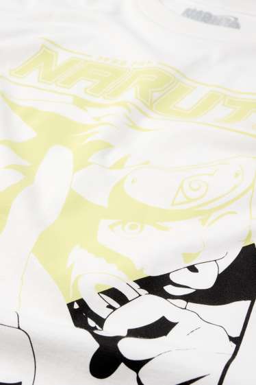 Hommes - T-shirt - oversize - Naruto - blanc