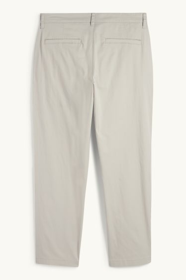 Pánské - Kalhoty chino - tapered fit - světle béžová