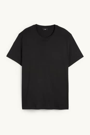 Pánské - Tričko - regular fit - černá