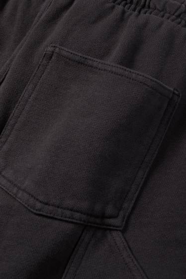 Enfants garçons - Short en molleton - gris foncé