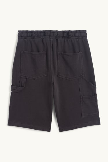 Enfants garçons - Short en molleton - gris foncé