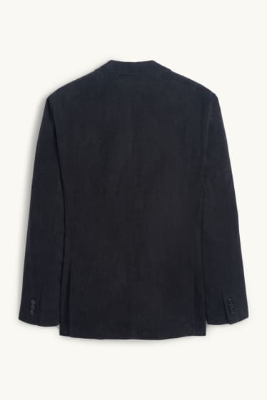 Herren - Sakko - Regular Fit - strukturiert - dunkelgrau