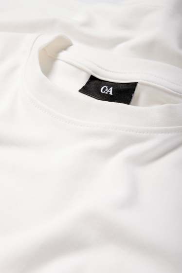 Uomo - T-shirt - relaxed fit - bianco