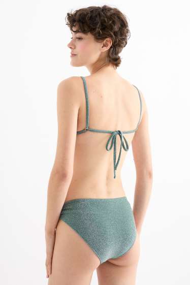 Damen - Bikini-Top - Triangel - wattiert - LYCRA® XTRA LIFE™ - grün