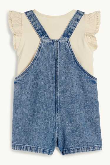 Baby Mädchen - Baby-Outfit - 2 teilig - beige
