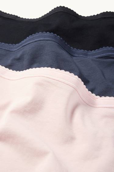 Damen - Multipack 3er - Slip - dunkelblau