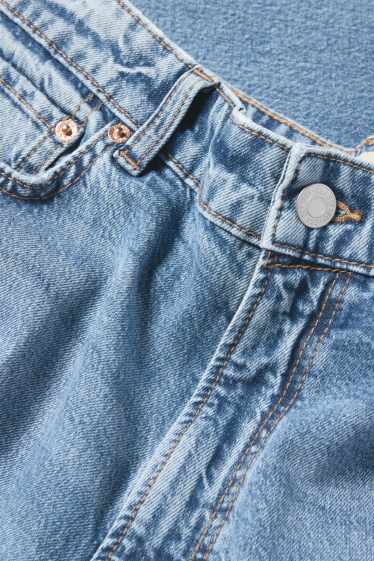 Femmes - Wide leg jean - low waist - jean bleu