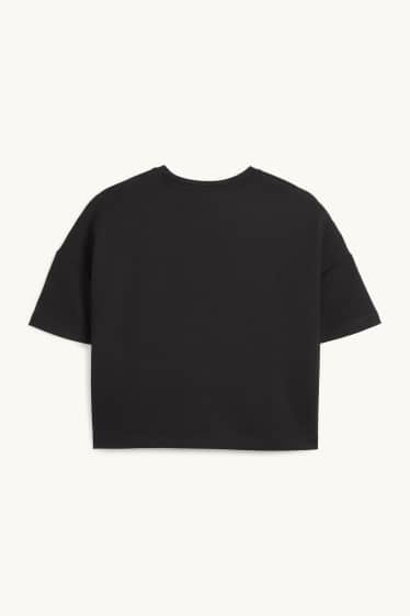 Femei - Tricou - relaxed fit - negru