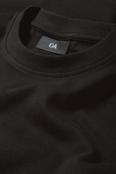 Herren - T-Shirt - Relaxed Fit - schwarz