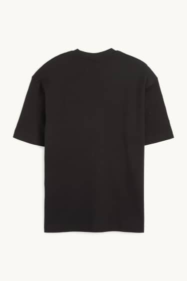 Herren - T-Shirt - Relaxed Fit - schwarz