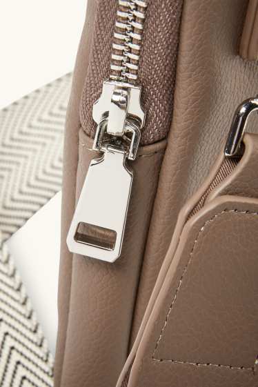 Dona - Funda per al telèfon mòbil amb corretja extraïble - pell sintètica - talp