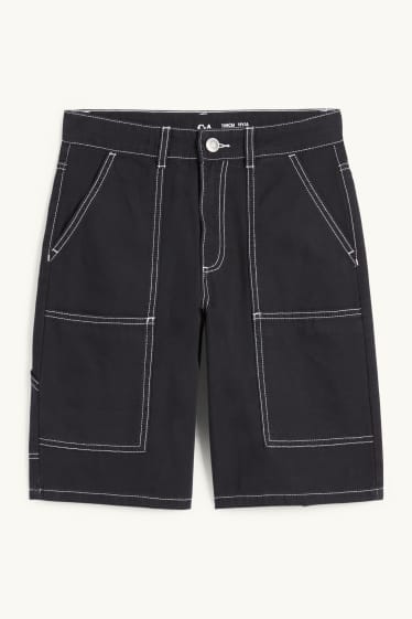 Children Boys - Bermuda shorts - black
