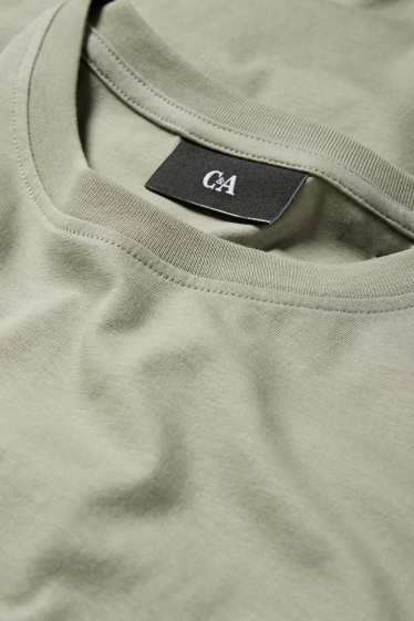 Heren - T-shirt - regular fit - lichtgroen