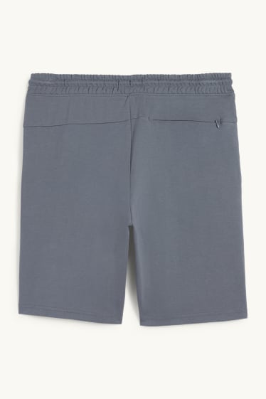 Hommes - Short en molleton - gris foncé