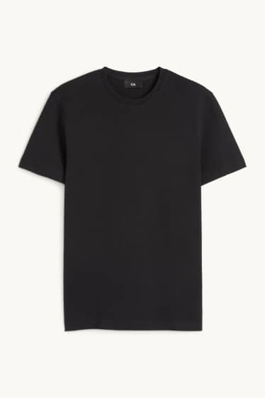 Hommes - T-shirt - regular fit - noir