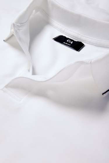 Home - Polo - slim fit - blanc