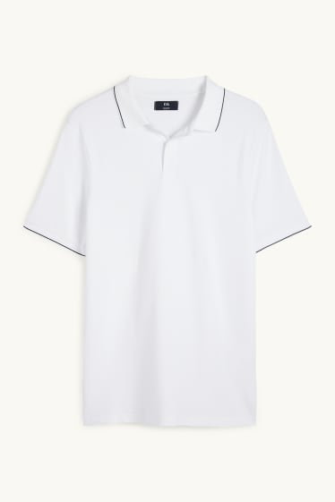 Home - Polo - slim fit - blanc