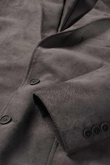 Herren - Sakko - Regular Fit - strukturiert - grau