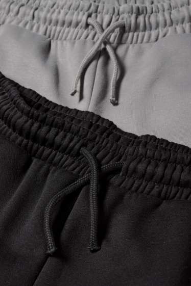 Enfants garçons - Lot de 2 - pantalons de jogging - noir