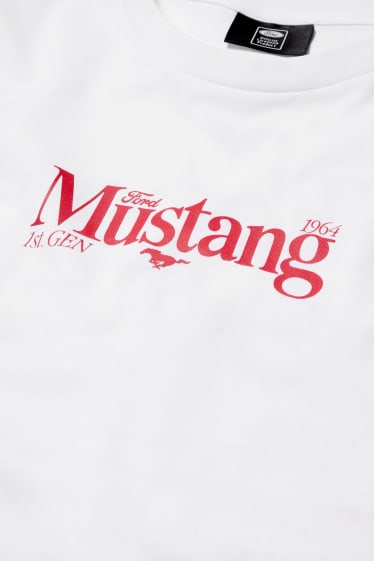 Bărbați - Tricou - supradimensionat - Ford - alb