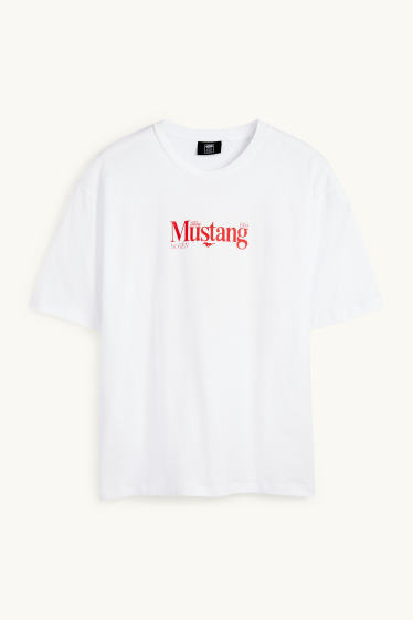 Bărbați - Tricou - supradimensionat - Ford - alb