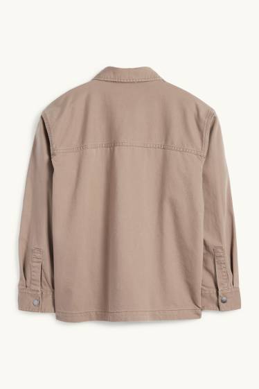 Children Boys - Shirt jacket - light brown