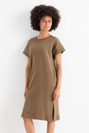 Dona - Vestit estil samarreta - marró