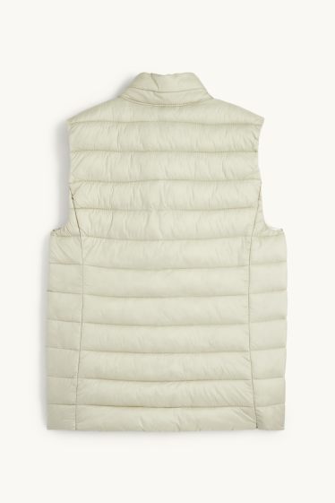 Damen - Steppweste - hellbeige