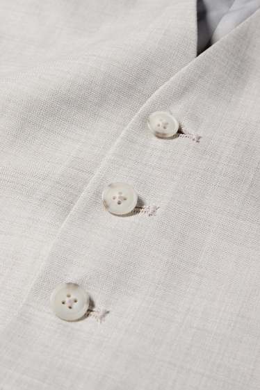 Herren - Baukasten-Weste - Regular Fit - Flex - hellgrau