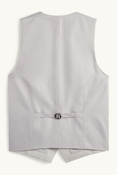 Herren - Baukasten-Weste - Regular Fit - Flex - hellgrau