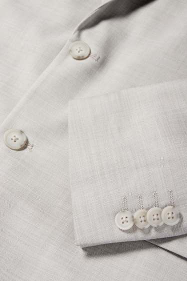 Herren - Baukasten-Sakko - Regular Fit - Flex - hellgrau