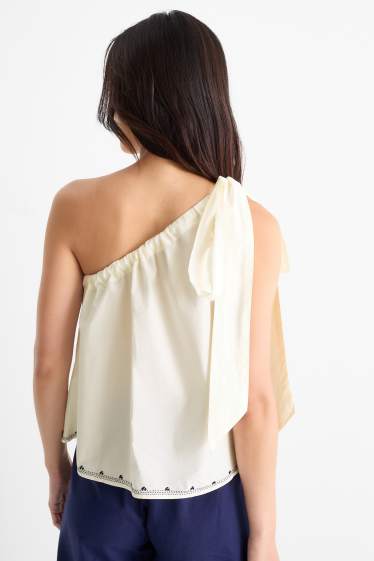Damen - Rangsutra x C&A - Blusentop - cremeweiß