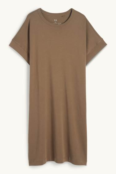 Dona - Vestit estil samarreta - marró