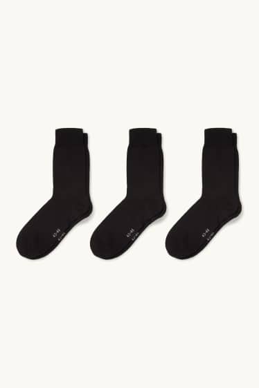 Herren - Multipack 3er - Socken - schwarz