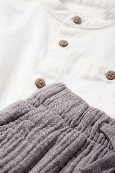 Bébés garçons - Tenue pour bébé - 2 pièces - gris foncé