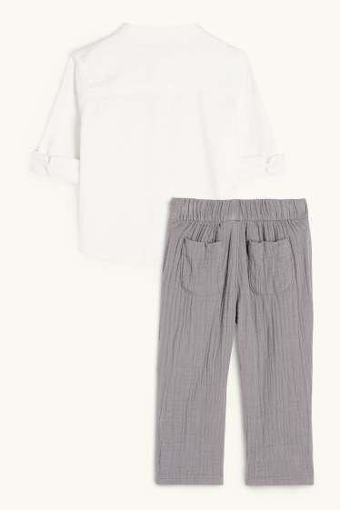 Bébés garçons - Tenue pour bébé - 2 pièces - gris foncé