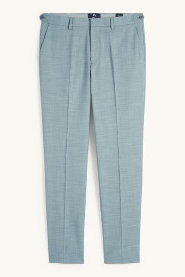 Heren - Broek uit het combi-systeem - regular fit - Flex - turquoise