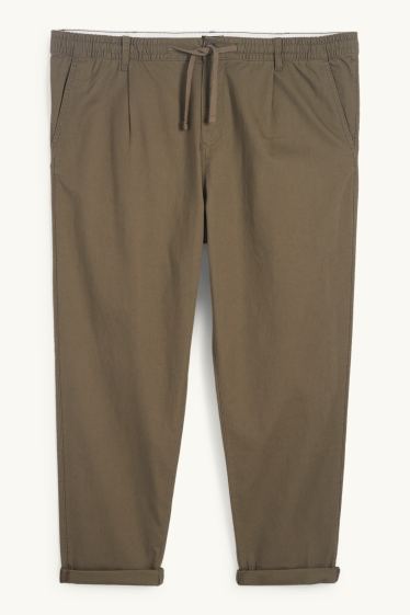 Hommes - Chino - regular fit - kaki