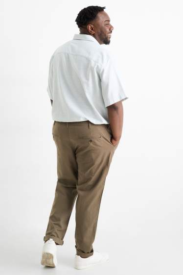 Hommes - Chino - regular fit - kaki