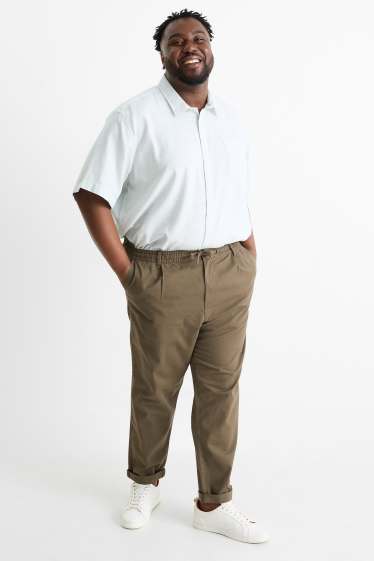Hommes - Chino - regular fit - kaki