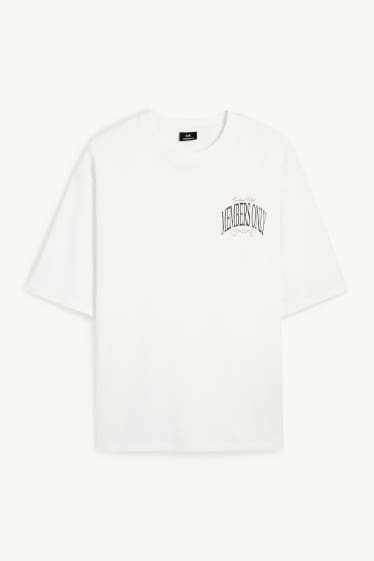 Hommes - T-shirt - oversize - blanc