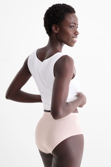 Dames - Set van 3 - slip - roze