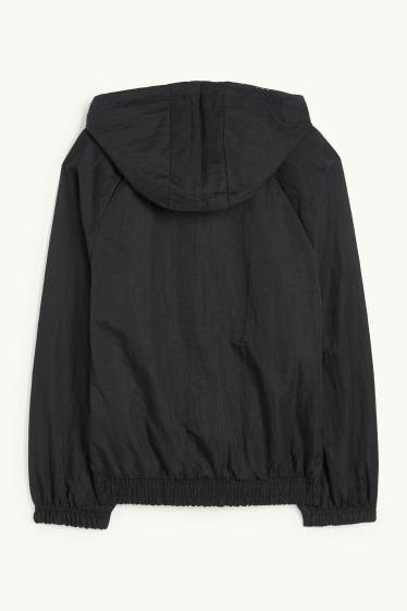 Enfants garçons - Veste de sport à capuche - noir