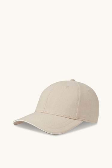 Herren - Cap - hellbeige