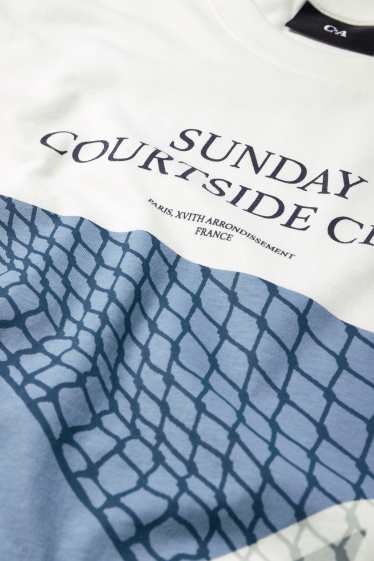 Herren - T-Shirt - Regular Fit - weiß