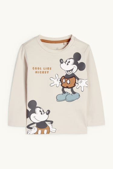 Bébés garçons - Mickey Mouse - tenue pour bébé - 2 pièces - beige